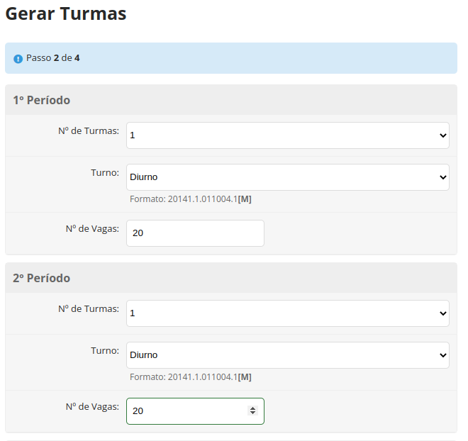 Gerar Turmas 03